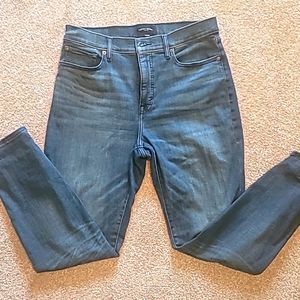 High rise skinny jeans